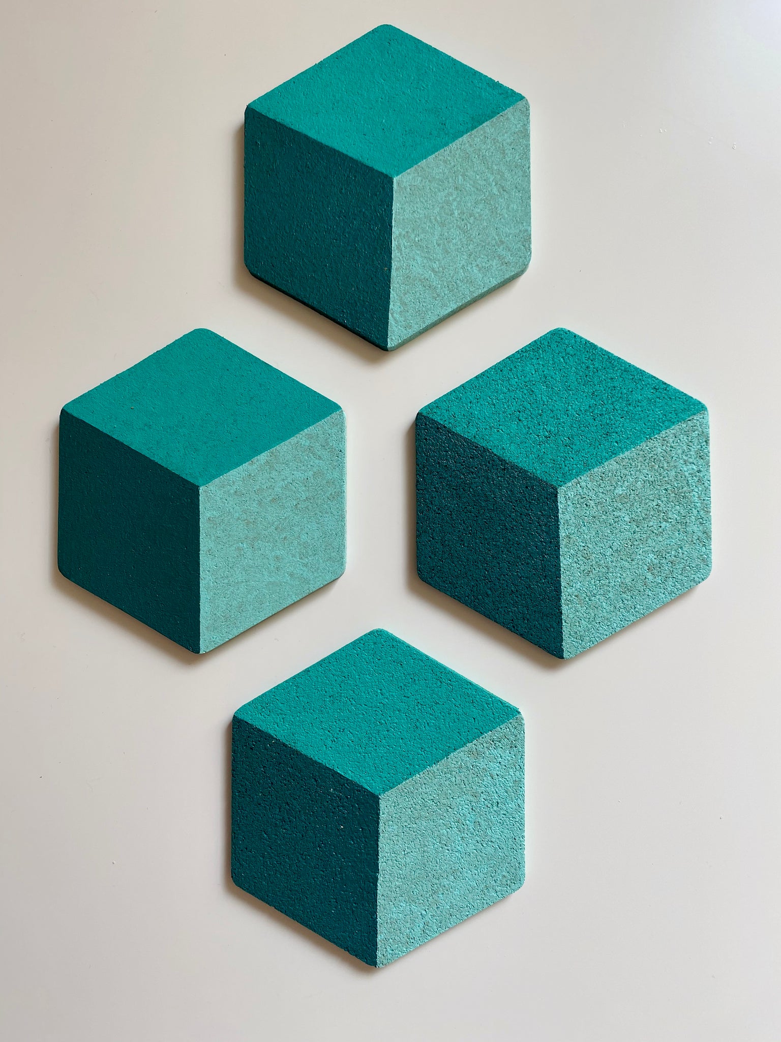 Hexagon Pin Display Cork Board Trivet Teal – anchortwentyfour